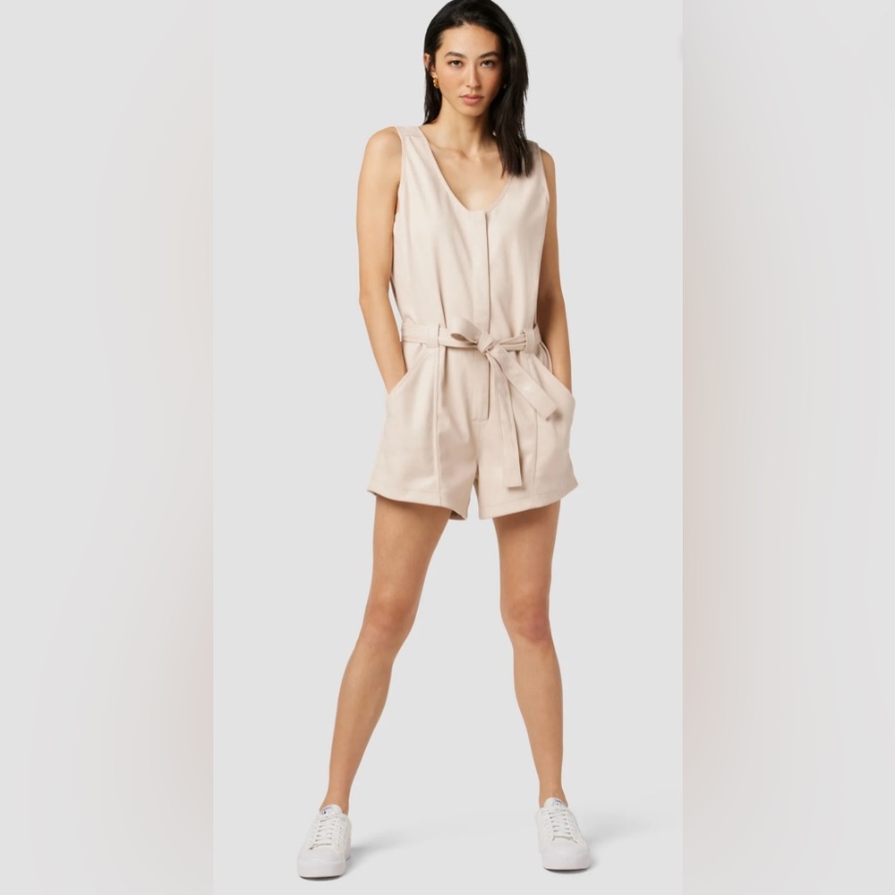 Hudson Jeans Cream‎ Sleeveless Romper Size Small